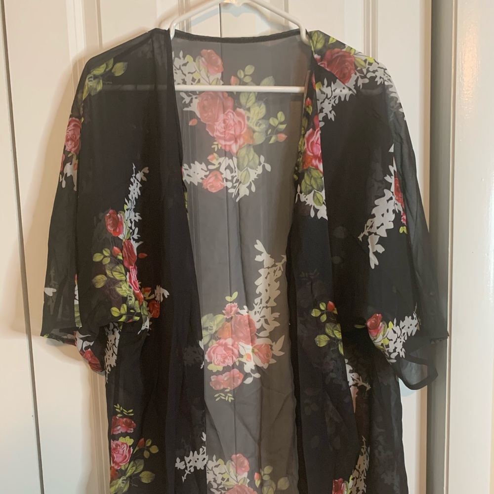 Floral cardigan
